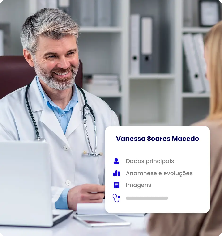 Prontuário personalizado para clínicas e consultórios