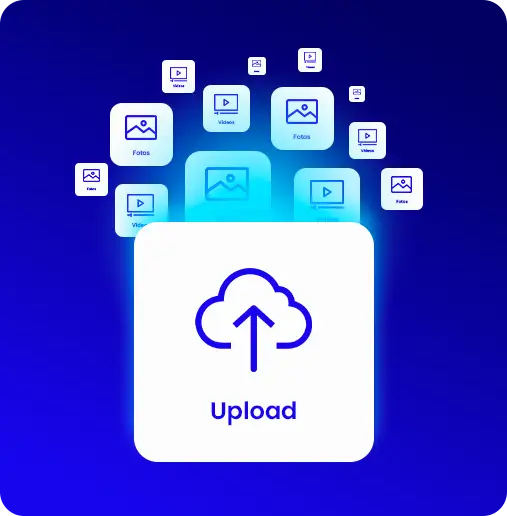Upload de fotos e vídeos no prontuário do paciente
